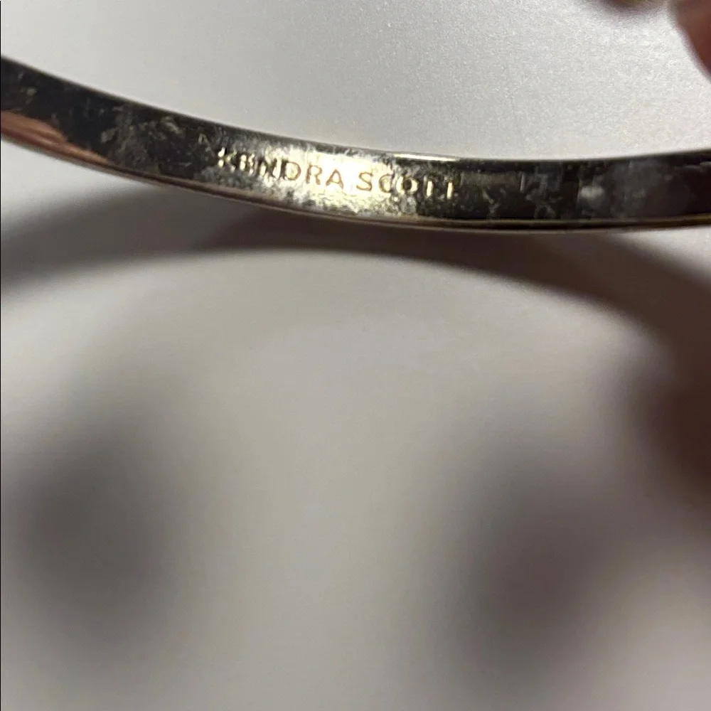 kendra scott gold and pink gem bracelet! - Picture 2 of 4